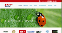 Desktop Screenshot of manisadatemizlik.com